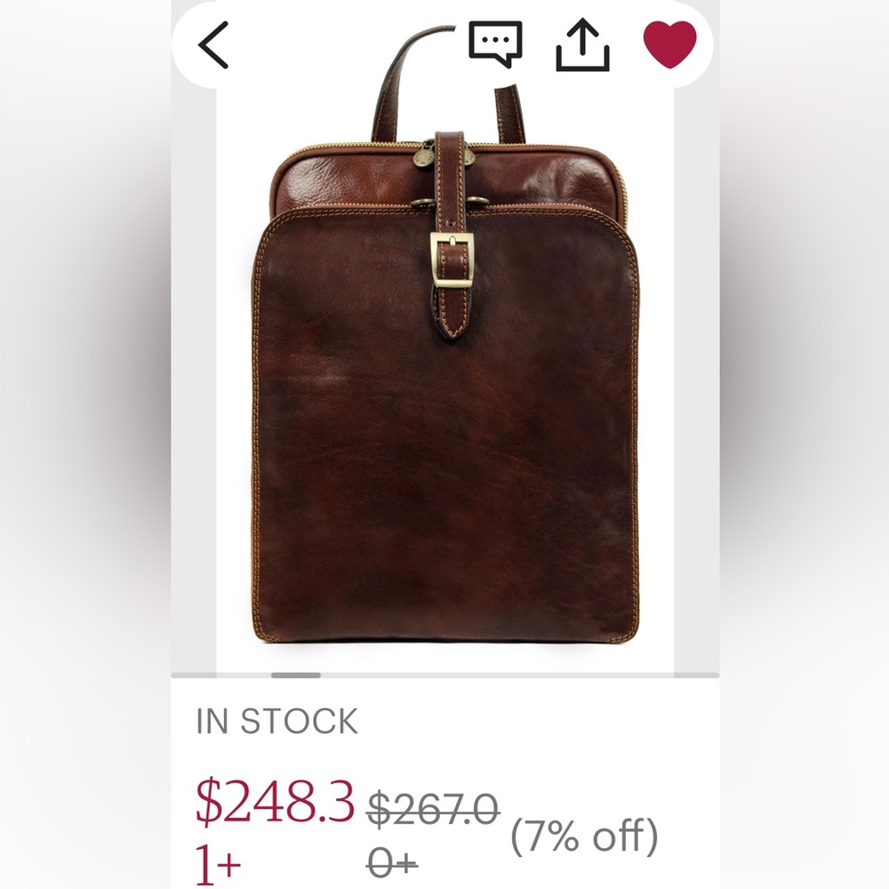 Beautiful Leather Backpack